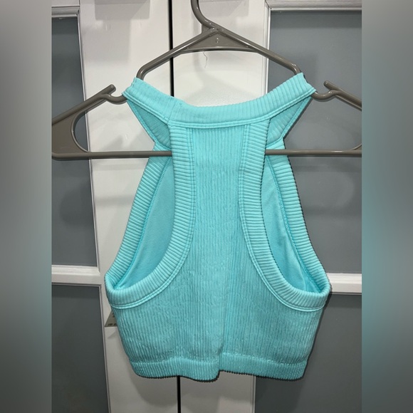 Aerie Superchill Seamless High Neck Bra Top - Picture 2 of 4